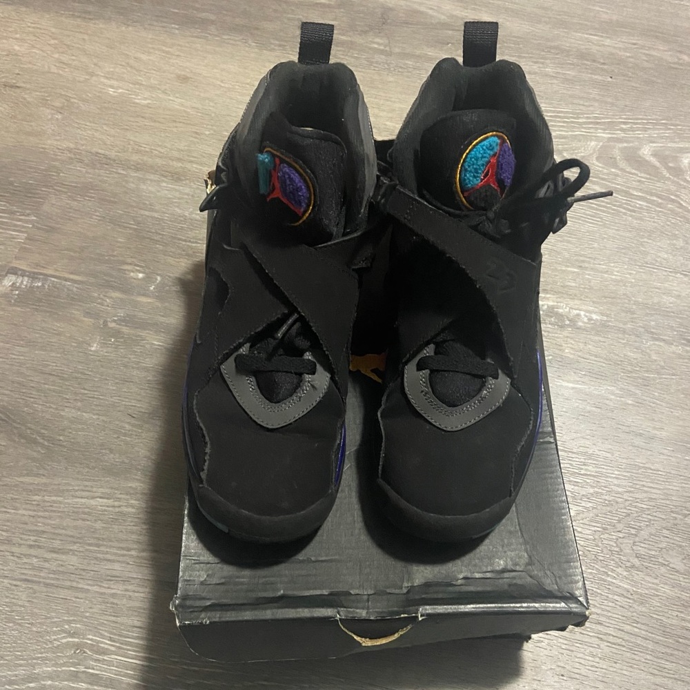 Air Jordan Retro Aqua 8 Size 5.5Y